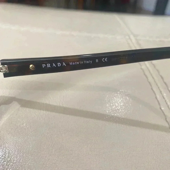 PRADA VPR05N 53*16 Women's Brown Frame Eyeglasses 2AU 135 - Picture 6 of 9